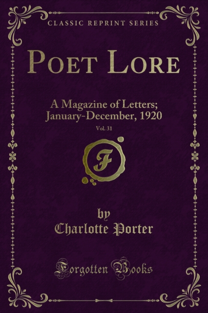 Poet Lore