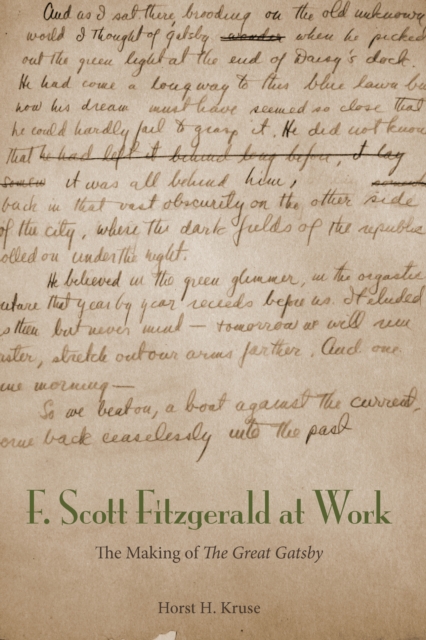 F. Scott Fitzgerald at Work