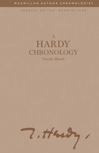 Hardy Chronology
