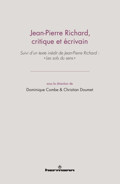 Jean-Pierre Richard, critique et écrivain
