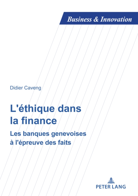 L'éthique dans la finance