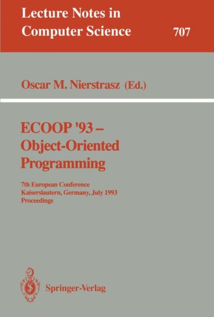 ECOOP '93 - Object-Oriented Programming