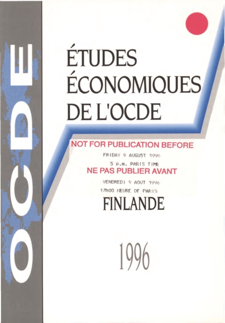 Etudes economiques de l'OCDE : Finlande 1996