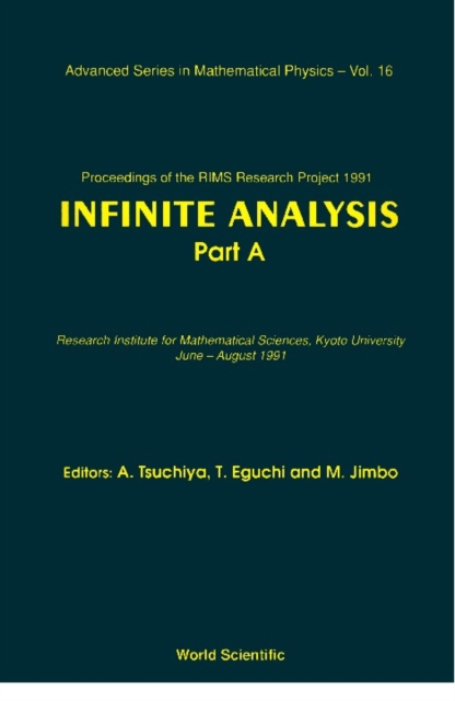 Infinite Analysis: Rims Project 1991 (In 2 Volumes)