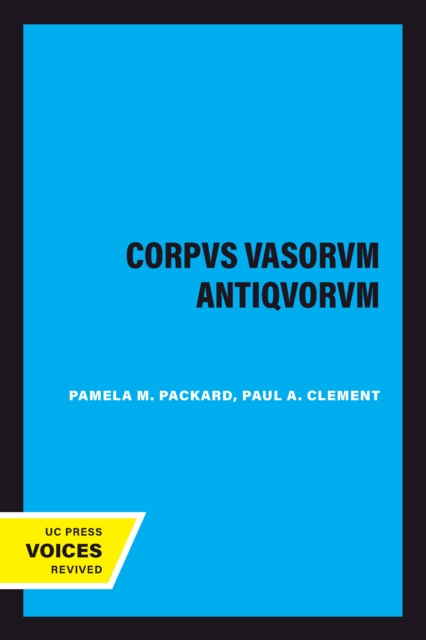 Corpvs Vasorvm Antiqvorvm