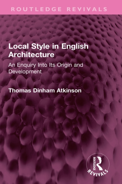Local Style in English Architecture
