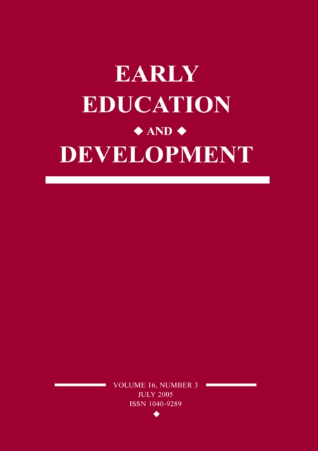 Early Education and Development