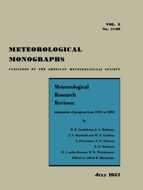 Meteorological Research Reviews