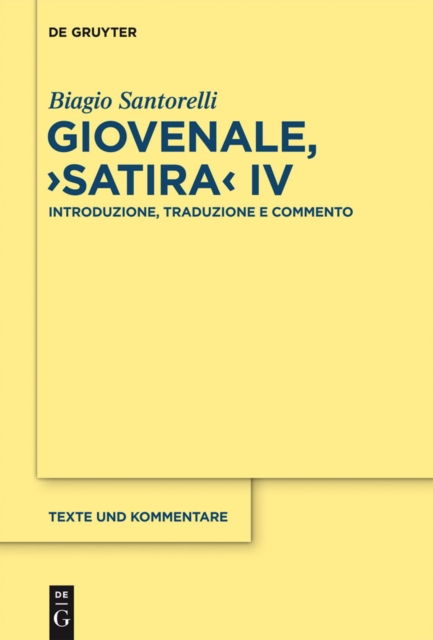 Giovenale, ›Satira‹ IV