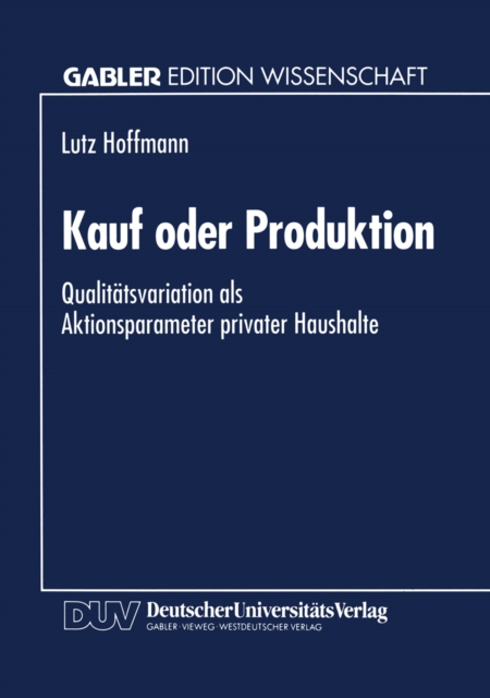 Kauf oder Produktion