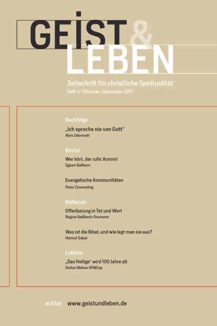 Geist & Leben 4/2017