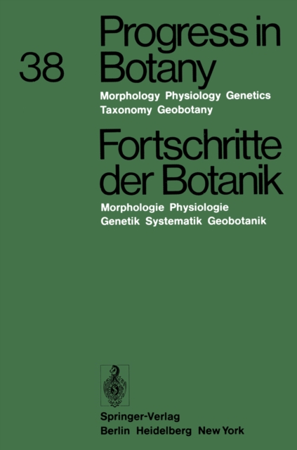 Progress in Botany / Fortschritte der Botanik
