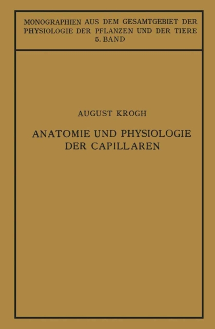 Anatomie und Physiologie der Capillaren