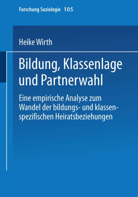 Bildung, Klassenlage und Partnerwahl