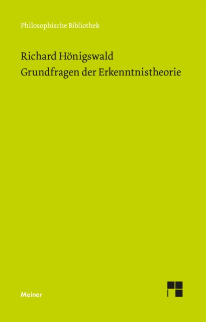 Grundfragen der Erkenntnistheorie