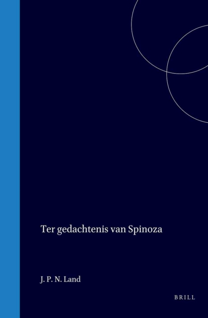 Ter gedachtenis van Spinoza