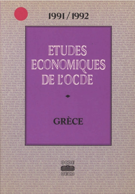 Etudes economiques de l'OCDE : Grece 1992