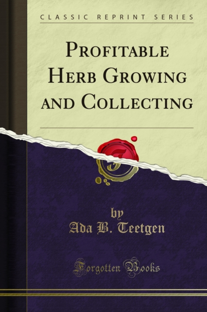 Profitable Herb Growing and Collecting