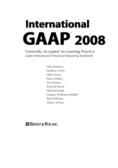 International GAAP 2008
