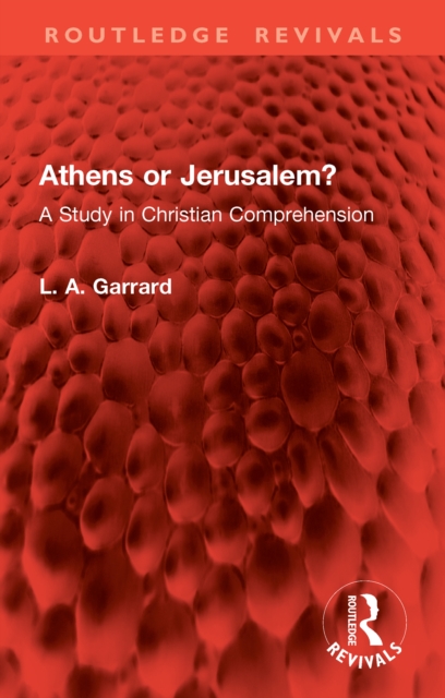 Athens or Jerusalem?