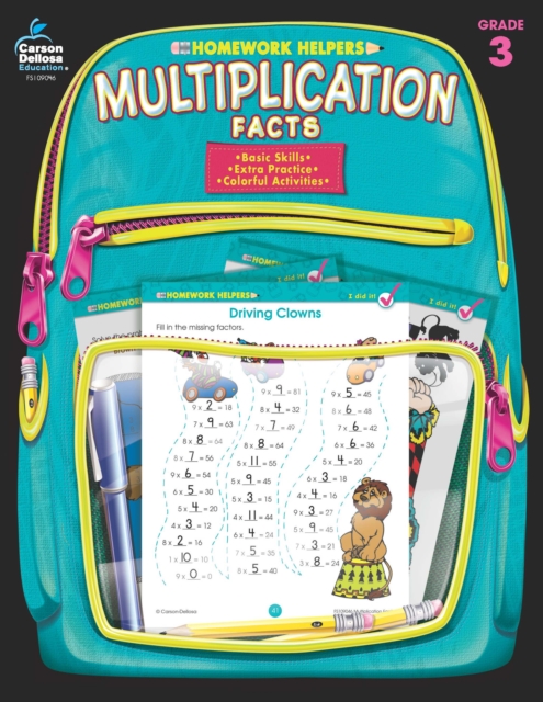 Multiplication Facts, Grade 3