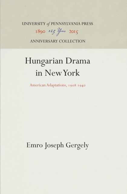 Hungarian Drama in New York
