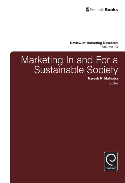 Marketing In and For a Sustainable Society