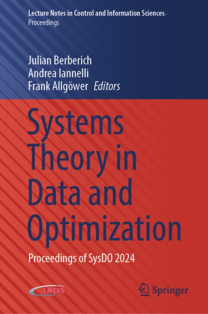 Systems Theory in Data and Optimization