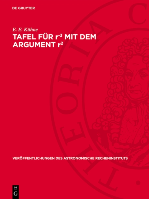 Tafel für r<sup>-3</sup> mit dem Argument r<sup>2</sup>