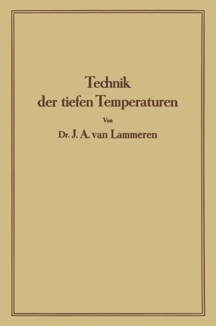 Technik der tiefen Temperaturen
