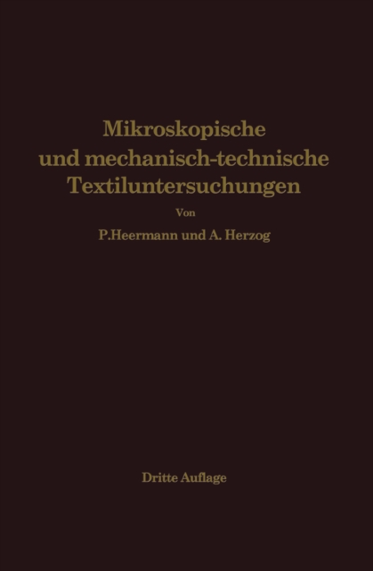 Mikroskopische und mechanisch-technische Textiluntersuchungen