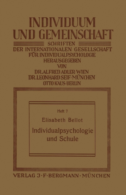 Individualpsychologie und Schule