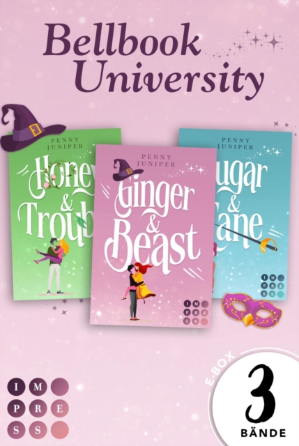Die spicy Rom-Com-Romantasy-Trilogie in einer E-Box! (Bellbook University)