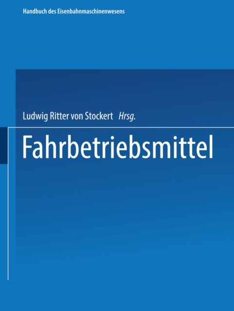 Fahrbetriebsmittel