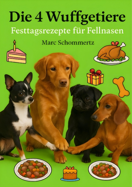 Die 4 Wuffgetiere - Festtagsrezepte fur Fellnasen