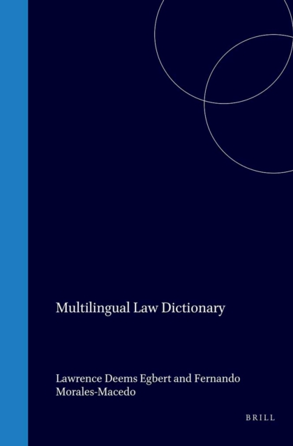 Multilingual Law Dictionary