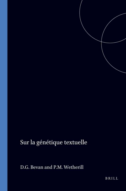 Sur la genetique textuelle