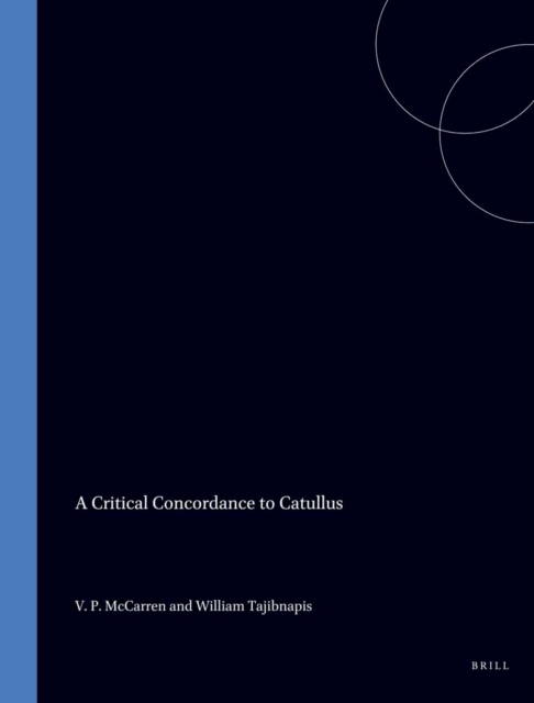 Critical Concordance to Catullus