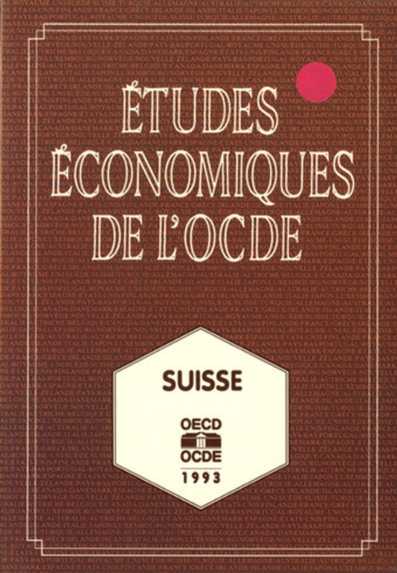 Etudes economiques de l'OCDE : Suisse 1993
