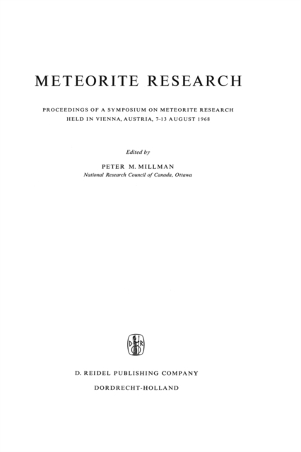 Meteorite Research