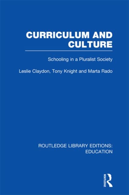Curriculum and Culture (RLE: Education)