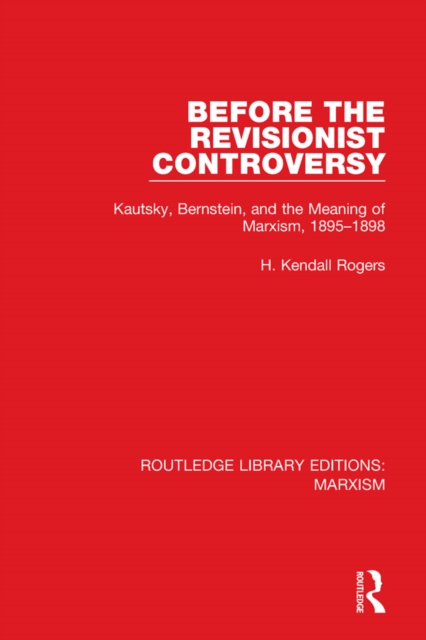 Before the Revisionist Controversy