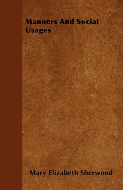 Manners And Social Usages