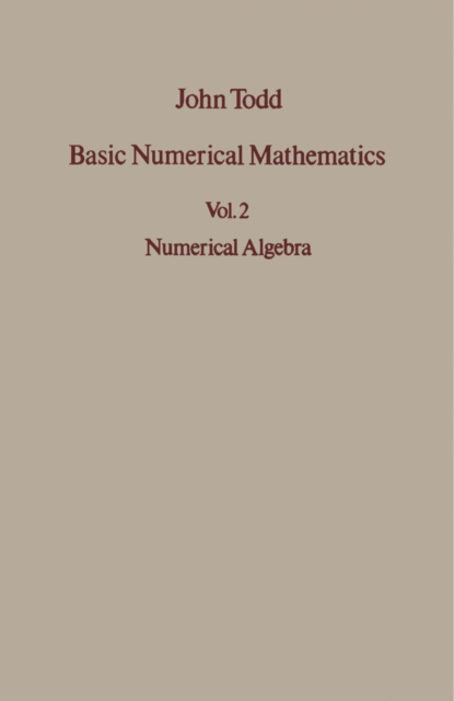 Numerical Algebra