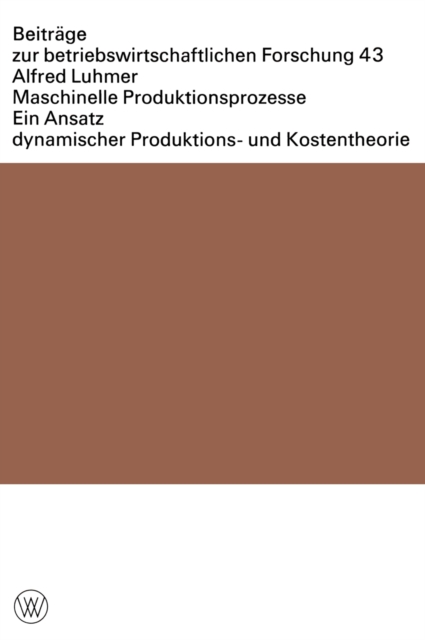 Maschinelle Produktionsprozesse