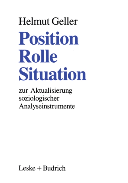 Position — Rolle — Situation