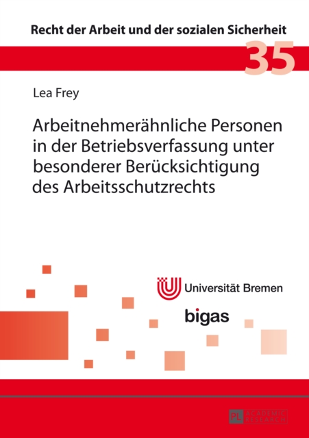 Arbeitnehmeraehnliche Personen in der Betriebsverfassung unter besonderer Beruecksichtigung des Arbeitsschutzrechts