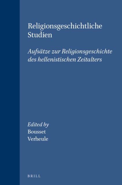 Religionsgeschichtliche Studien