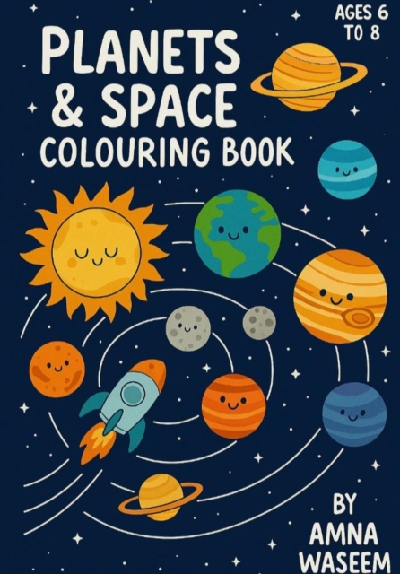 Planets and Space Coloring Book