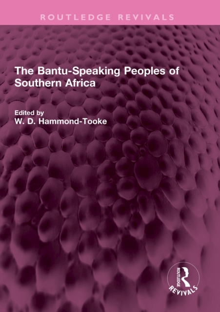 Bantu-Speaking Peoples of Southern Africa